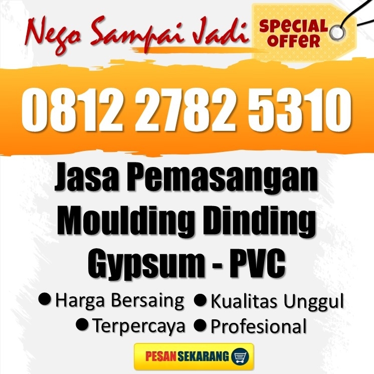 Jasa Pasang Wall Moulding Dinding Solo